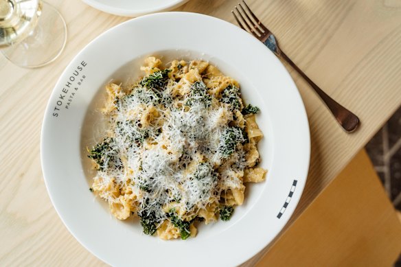 Choose from one of the menu's rotating pastas at Stokehouse Pasta &amp; Bar's express lunch.