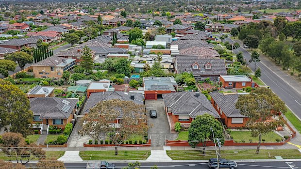 The houses of Merrilands Estate in Reservoir are on large blocks protected by Melbourne’s largest restrictive covenant.