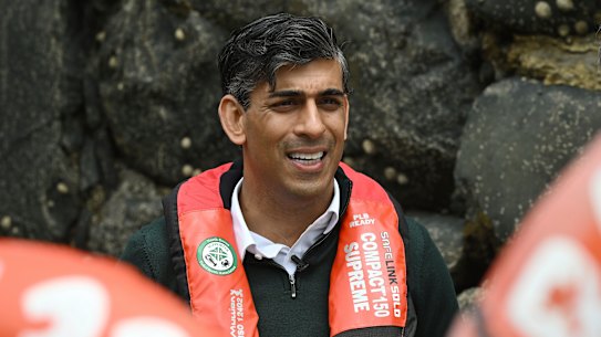 Sinking feeling: British Prime Minister Rishi Sunak’s campaign has hit another snag.