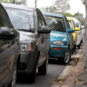 On-street parking around the Gabba shortens to 15 minutes on game days.