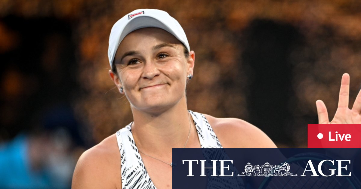 Australian Open 2022 LIVE updates: Ash Barty through to third round; Naomi Osaka, Rafael Nadal set to take the court - The Age