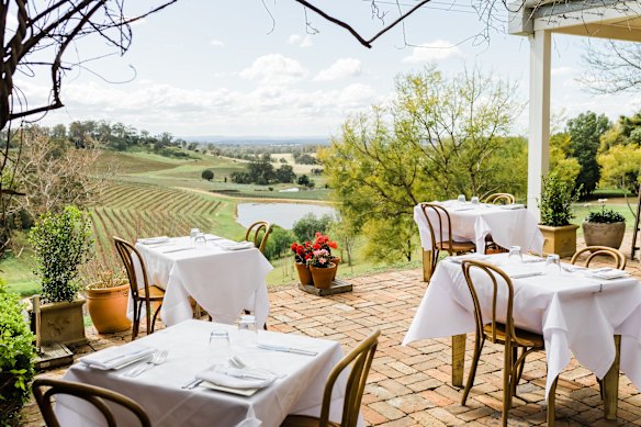 The stunning views at Bistro Molines. 