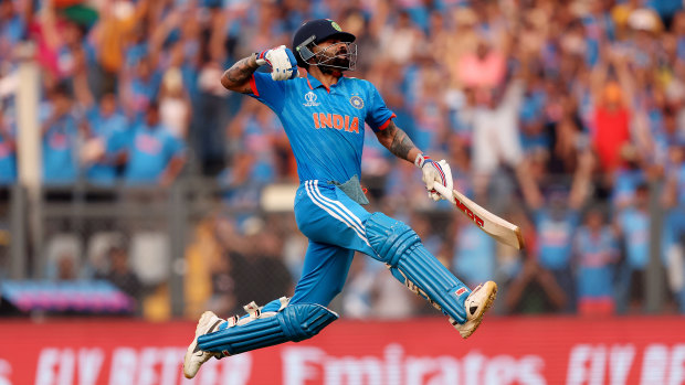 Kohli’s record ton, Shami’s magnificent seven power India to final