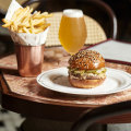 The Charles’ agyu cheeseburger is on offer for $25 with drink included.