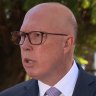 ‘Ask that question again’: Dutton rebukes ABC reporter for Hezbollah question