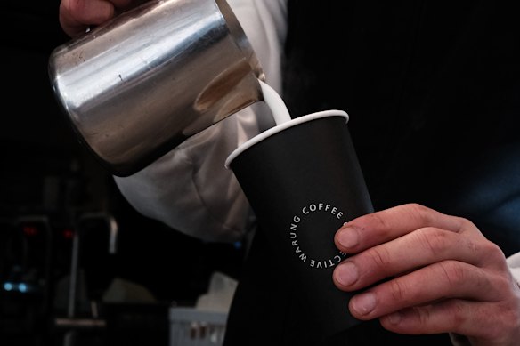 Fresh coffee at Foremost.
