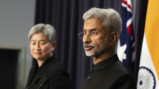 Minister for Foreign Affairs Penny Wong and India’s External Affairs Minister Subrahmanyam Jaishankar.