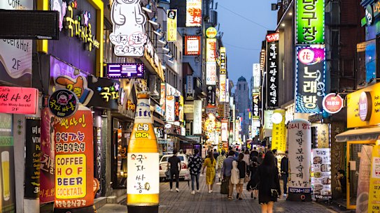 The national sport? Seoul’s Insadong entertainment district.