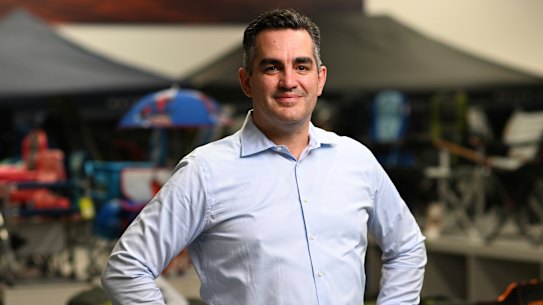 Super Retail boss Anthony Heraghty has overseen a special dividend.