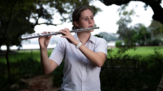 Emily Thornton, 18, is a year 12 student at the Conservatorium High School.
