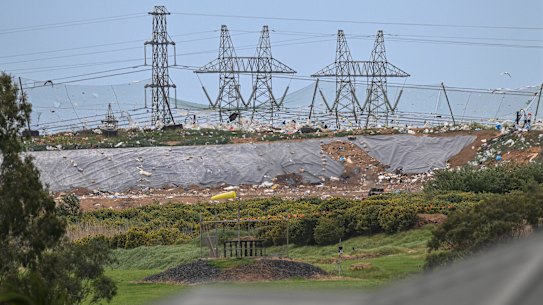 The Hallam Road landfill in Hampton Park.