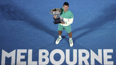 Australian Open champion Novak Djokovic has not revealed his vaccination status, saying it’s a private decision.