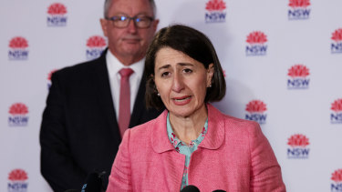 NSW Premier Gladys Berejiklian and NSW Health Minister Brad Hazzard.