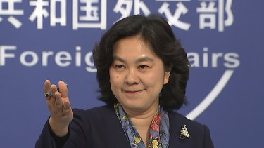 China's Foreign Ministry spokesperson Hua Chunying.