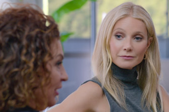 Actress and lifestyle entrepreneur Gwyneth Paltrow in a secene from ‘Sex, Love & Goop’, which premiered on Netflix late last month.