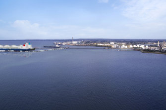 A design sketch for Viva’s Geelong LNG terminal project.