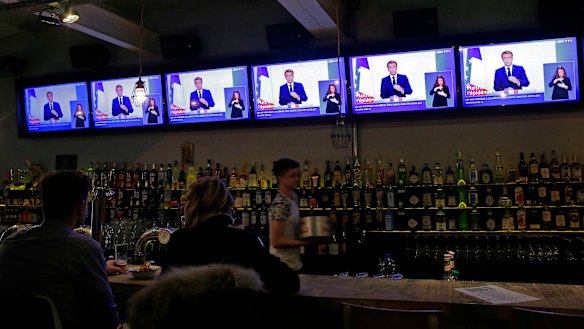 French President Emmanuel Macron delivers his national address on Tuesday evening local-time.