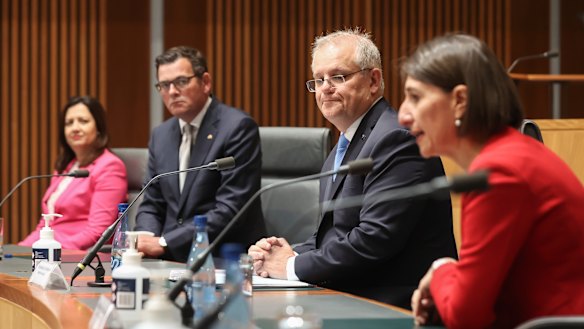 Australians had more confidence in the governments of Victorian Premier Daniel Andrews and NSW Premier Gladys Berejiklian than Prime Minister Scott Morrison throughout the coronavirus pandemic, ANU research shows.