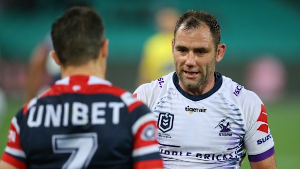 The NRL's most-capped player, Cameron Smith, was floored by criticism when his wife was given a ring in recognition of his 400th game earlier this year.