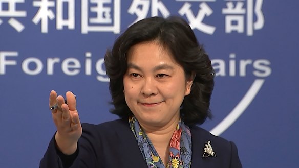 China's Foreign Ministry spokesperson Hua Chunying.
