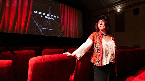 Jo Watt, general manager of Palace’s Chauvel and Moore Park cinemas, at the Chauvel before its closure.