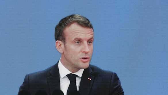 French President Emmanuel Macron.