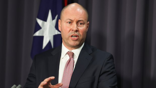 Federal Treasurer Josh Frydenberg says businesses and households are sitting on a $290 billion war chest of cash.