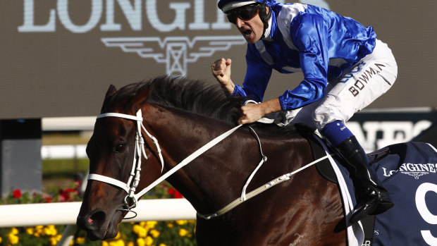 The queen: Winx will not be heading to Royal Ascot as she enteres the twilight of her career