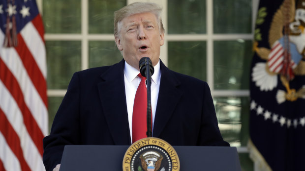 US President Donald Trump announced he would re-open the government for three weeks to begin negotiations on border security.