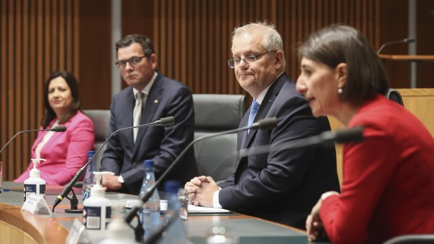 Australians had more confidence in the governments of Victorian Premier Daniel Andrews and NSW Premier Gladys Berejiklian than Prime Minister Scott Morrison throughout the coronavirus pandemic, ANU research shows.