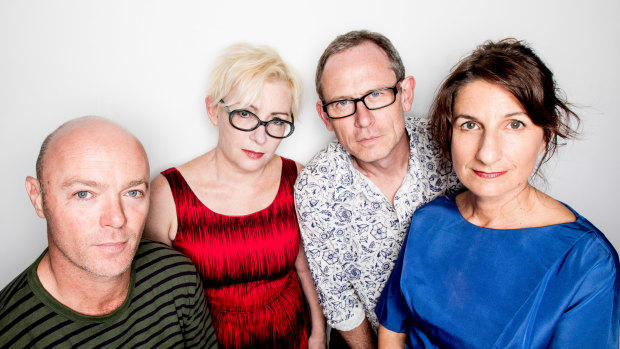 The Clouds (from left) Raph Wittingham, Trish Young, Dave Easton and Jodi Phillis.