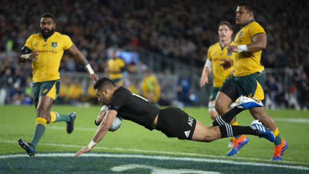 It was a procession for the home side, the All Blacks retaining the Bledisloe Cup yet again.