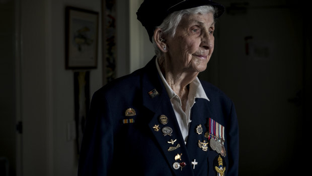 Sheila  Van Emden plans to join the Anzac Day march this year. 