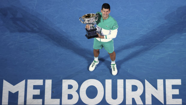 Australian Open champion Novak Djokovic has not revealed his vaccination status, saying it’s a private decision.