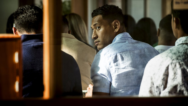Israel Folau will likely front the code-of- conduct hearing when it is convened towards the end of the month. 