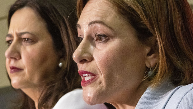Queensland Premier Annastacia Palaszczuk and Treasurer Jackie Trad handed down the budget on Tuesday.