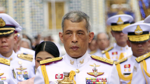 Thai King Maha Vajiralongkorn. 