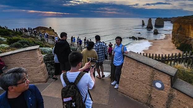 The 12 Apostles are a big drawcard.