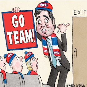 AFL boss Gillon McLachlan.