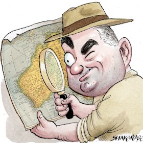 John Barilaro. Illustration: John Shakespeare