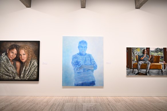 Archibald Prize finalists at the Art Gallery of NSW in Sydney.