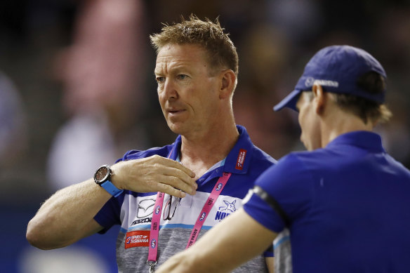 North Melbourne coach David Noble.