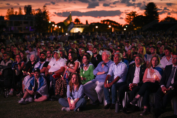 Jewish Australians also gathered in Sydney to commemorate the October 7 attacks.