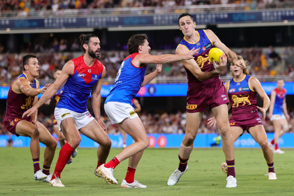 Bulldogs coach Luke Beveridge said Oscar McInerney was a big part of how the Lions did so well against a star-studded Melbourne midfield last week.