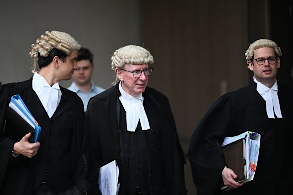 Barrister Noel Hutley represented Newington College.
