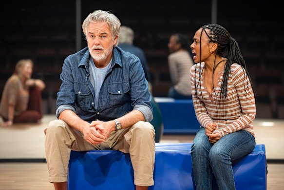 Cameron Daddo and Ahunim Abebe.

