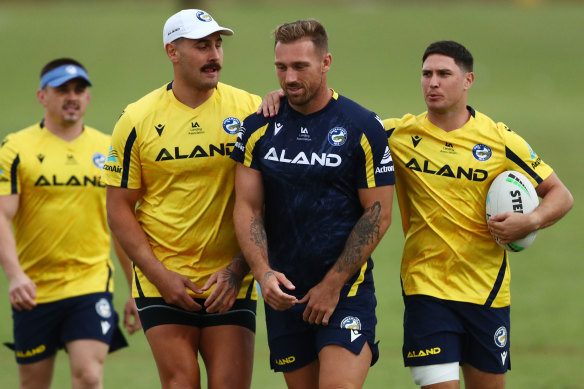 Bryce Cartwright is enjoying life at the Eels.