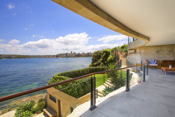 The beachfront house at Manly as it was when it last traded in 2011 for $10 million.