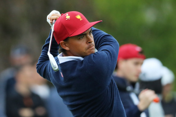 Rickie Fowler says the US team will press pause on partying until the Presidents Cup is retained.