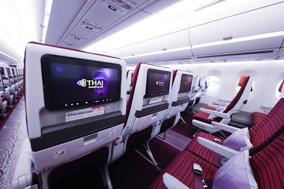 There’s a lack of European or art hour fare on the entertainment system, but Asian options fare better.